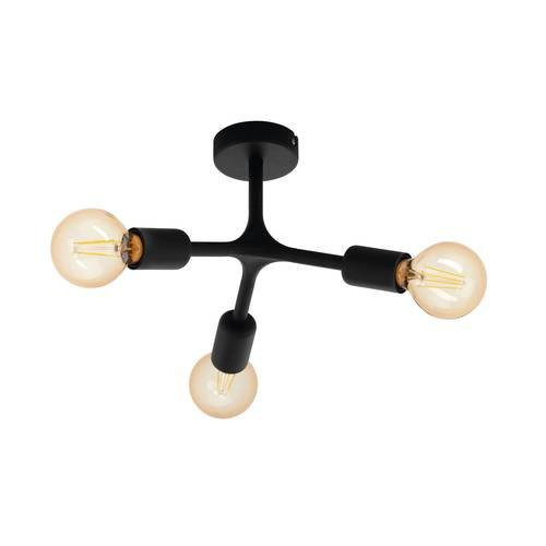 EGLO, 98317, BOCADELLA 1, ceiling lamp, E27, 3X60W, IP20