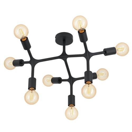 EGLO, 98318, BOCADELLA 1, ceiling lamp, E27, 9X60W, IP20