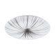 EGLO, 98326, NIEVES, surface-mounted ceiling lamp, 3000 K, LED, 7X4.4W, IP20, white, silver