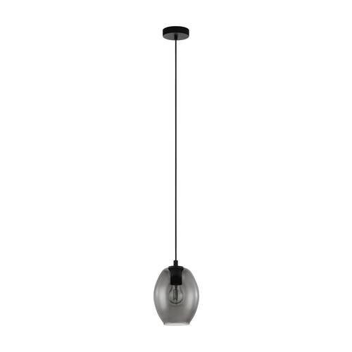 EGLO, 98582, CADAQUES, pendant, E27, 1X40W, IP20, black-transparent