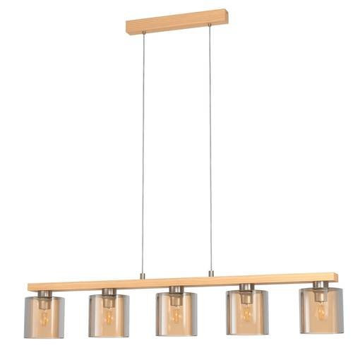 EGLO, 98592, CASTRALVO, pendant, E27, 5X28W, IP20, amber