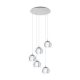 EGLO, 98596, ROCAMAR 1, pendant, E27, 5X28W, IP20, transparent