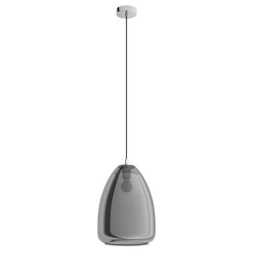 EGLO, 98614, ALOBRASE, pendant, E27, 1X40W, IP20, black-transparent