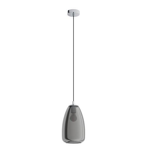 EGLO, 98615, ALOBRASE, pendant, E27, 1X40W, IP20, black-transparent