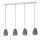 EGLO, 98616, ALOBRASE, pendant, E27, 4X40W, IP20, black-transparent