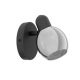 EGLO, 98624, POLLICA, spot lamp, E14, 1X10W, IP20, black-transparent