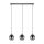 EGLO, 98652, ARISCANI, pendant, E27, 3X40W, IP20, black-transparent
