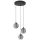 EGLO, 98653, ARISCANI, pendant, E27, 3X40W, IP20, black-transparent