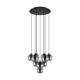 EGLO, 98654, ARISCANI, pendant, E27, 10X40W, IP20, black-transparent