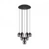 EGLO, 98654, ARISCANI, pendant, E27, 10X40W, IP20, black-transparent