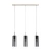 EGLO, 98695, SELVINO, pendant, E27, 3X15W, IP20, black-transparent
