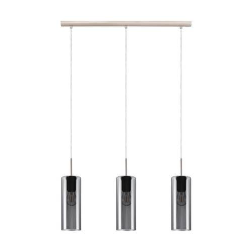 EGLO, 98695, SELVINO, pendant, E27, 3X15W, IP20, black-transparent