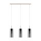 EGLO, 98695, SELVINO, pendant, E27, 3X15W, IP20, black-transparent