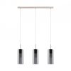EGLO, 98695, SELVINO, pendant, E27, 3X15W, IP20, black-transparent