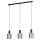 EGLO, 98753, GOROSIBA, pendant, E27, 3X40W, IP20, black-transparent
