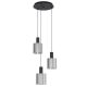 EGLO 98754 GOROSIBA pendant E27 3X40W IP20 black-transparent