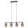 EGLO, 98765, ZABALEA, pendant, E14, 4X40W, IP20, transparent bronze
