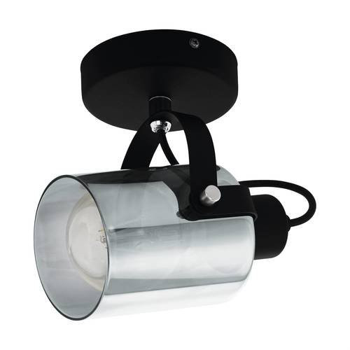 EGLO, 99052, BERREGAS, spot lamp, E27, 1X28W, IP20, black-transparent