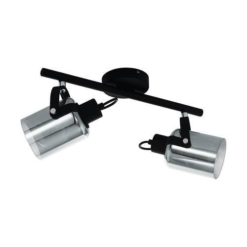 EGLO, 99053, BERREGAS, spot lamp, E27, 2X40W, IP20, black-transparent