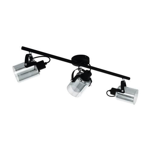EGLO, 99054, BERREGAS, spot lamp, E27, 3X40W, IP20, black-transparent