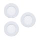 EGLO, 99135, FUEVA 5, recessed lamp, 3000 K, LED, 3X2.7W, IP20, white