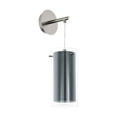 EGLO , 99288 , PINTO TEXTIL , wall lamp , E27 , 1X16W , IP20 , transparent, gray