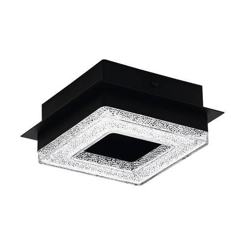 EGLO, 99324, FRADELO 1, ceiling lamp, 3000 K, LED, 1X3.2W, IP20, black, transparent