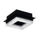 EGLO, 99324, FRADELO 1, ceiling lamp, 3000 K, LED, 1X3.2W, IP20, black, transparent