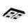 EGLO, 99326, FRADELO 1, flush-mounted ceiling lamp, 3000 K, LED, 4X3.5W, IP20, black, transparent