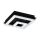 EGLO, 99327, FRADELO 1, ceiling lamp, 3000 K, LED, 4X2W, IP20, black, transparent
