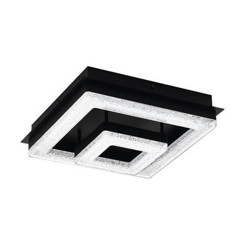 EGLO, 99327, FRADELO 1, ceiling lamp, 3000 K, LED, 4X2W, IP20, black, transparent