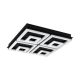 EGLO , 99328 , FRADELO 1 , ceiling lamp , 3000 K , LED , 46.5W , IP20 , black, transparent