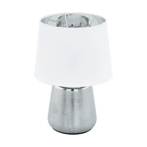 EGLO, 99329, MANALBA 1, table lamp, E14, 1X40W, IP20, white, silver