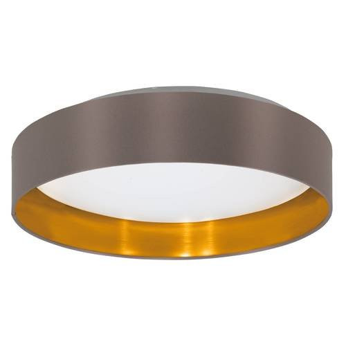 EGLO, 99542, MASERLO 2, ceiling lamp, 3000 K, LED, 20W, IP20, cappuccino, gold