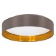 EGLO, 99542, MASERLO 2, ceiling lamp, 3000 K, LED, 20W, IP20, cappuccino, gold
