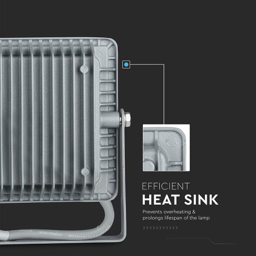 LED spotlight, 30 Watt, Ultra Slim, warm white, SAMSUNG chip, 5 year warranty, gray