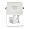 VT-10-S 10W Smd Pir Sensor Floodlight Samsung Chip 6400K White Body