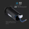 VT-1161 1W Led Underground Light(12V) 6500K-Black, Ip67