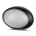 VT-8010 12W Full Oval Ip54 Dome Lights 3000K Black Body