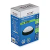 VT-8014 8W Full Oval Ip54 Dome Lights 3000K Black Body