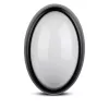 VT-8014 8W Full Oval Ip54 Dome Lights 3000K Black Body