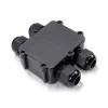 VT-871 Black 4 Pin Water Proof Terminal Block -Cable Diameter(8-12Mm),Ip68