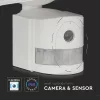 VT-4818 18W Led Floodlight With Wifi Sensor Camera 6000K