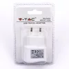 VT-1024 Usb Travel Adaptor With Double Blister Package-White