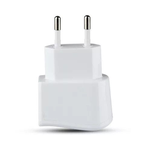VT-1024 Usb Travel Adaptor With Double Blister Package-White