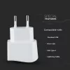 VT-1024 Usb Travel Adaptor With Double Blister Package-White