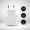 VT-1024 Usb Travel Adaptor With Double Blister Package-White