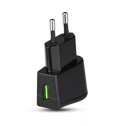 VT-1024 Usb Travel Adaptor With Double Blister Package-Black