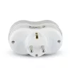VT-1042 2 Outlet Adapter 16A With Earthing Contact 16A-White