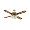 VT-6056-4 55W Ceiling Fan With 4 Light -Pull Chain Control-4 Blades-Ac Motor